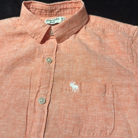 Abercrombie Kids Boys Short-Sleeve Button-Up Shirt, EUC, Size 11/12 (AK Sizing) - Picture 4 of 9